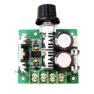 

CCMHC PWM DC Motor Speed Control Switch 10A Speed Controller Regulator with Reverse Polarity Protection