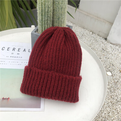

Hat lady Korean version of wool hat autumn&winter horse hair hat outdoor warm knitted cover student hat wholesale