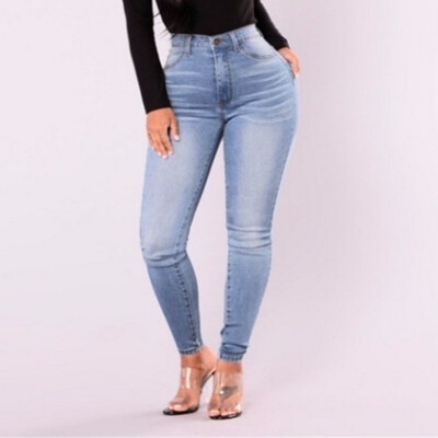 

Tailored Women Leggings New Skinny High Waist Jeans Trousers Denim Stretchy Pencil Pants