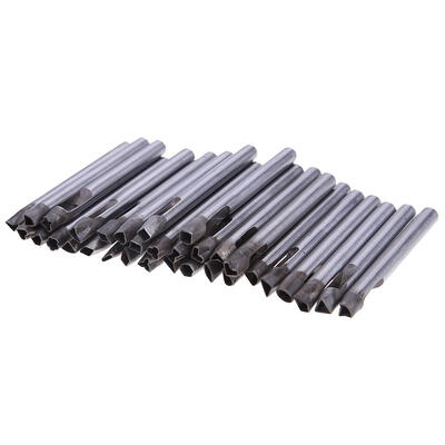 

32pcs DIY Craft Flower Shape Hole Belt Spacing Punch Leather Drilling Tools