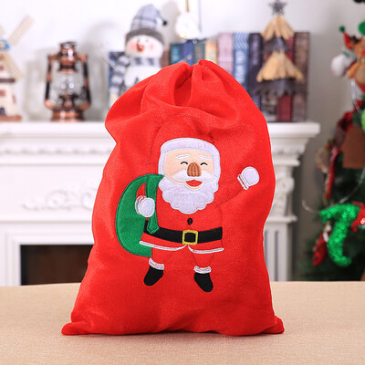 

Tailored Santa Claus Kids Candy Present Bags Handbag Pouch Wedding Sack Gift Bag