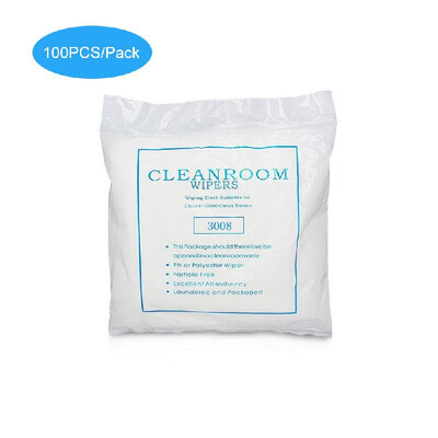 

100PCSPack Anti-static Dusting Clean Cloth Mobile Phone LCD LED Touch Repair 9" inches 3008 Microfiber Cleaning Cloth