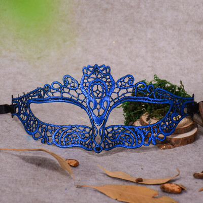 

〖Follure〗Masquerade Lace Mask Catwoman Halloween Cutout Prom Party Mask Accessories