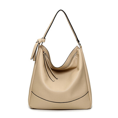 

Ladies Designer Soft Pu Leather Handbag Single Shoulder Tote Bag