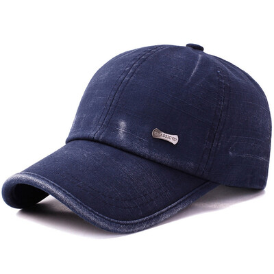 

Unisex Women Men Adjustable Baseball Caps Hip-Hop Cotton Snap back Hat Plain Trucker Cap