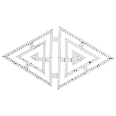 

Handmade Quilt Templates Acrylic Patchwork Ruler DIY Quilter Drawing Tool