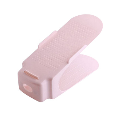

Shoe Slots Rack Double Decker Layer Thickening Plastic Shoes Storage Rack Shoe Cabinet Random Color