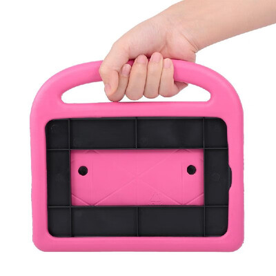 

Protective EVA Case for Mini Pad 1234 Silicone Shockproof Handle Case Screen Protector for Kids Pink