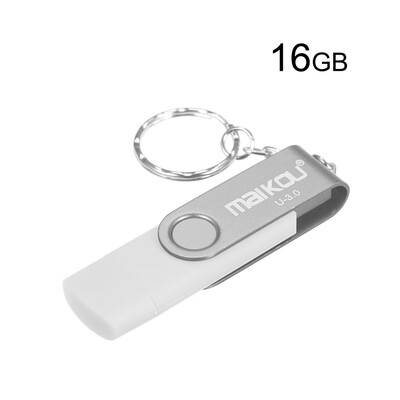 

MaiKou 2-in-1 USB 30 Flash Drive USB Flash Disk Red&128GB