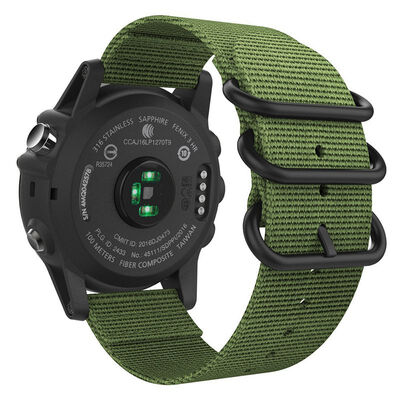 

26mm Smart Watch Nylon Band for Garmin Fenix 33HR5XDescent MK1D2 Charlie