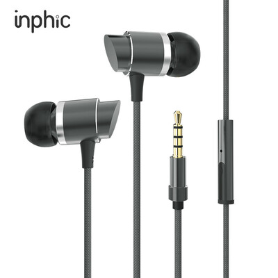 

INPHIC IN6PRO in-ear headphones K song mobile computer subwoofer with wheat metal magic earbuds vivo apple oppo Android mobile phone universal wired headset