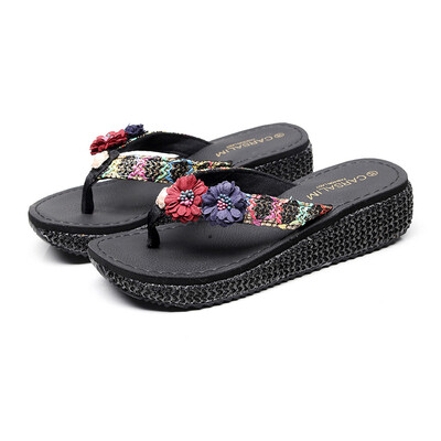 

Rose Women Ladies Fashion Flip-Flops Flower Loafer Causal Beach Slipper Shoes Sandals