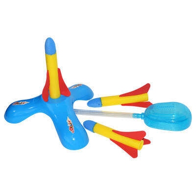 

EVA Foam Children Pedal Rocket Kit Outdoor Fun Sports Stomp Rocket Launcher Children Educational Game Toys Random Color