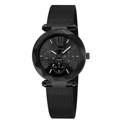 

Gobestart Fashion Stainless Steel Men Military Sport Date Analog Quartz Wrist Watch