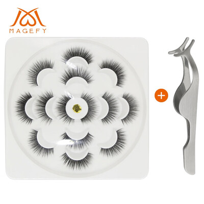 

〖Follure〗7 Pairs Of Lotuses With 3D Mink False Eyelashes And Natural Dense Eyelashes