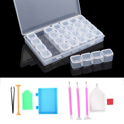 

20PCS Diamond Painting Storage Containers Portable Bead Storage for Diamond Painting Toolswithout Beads