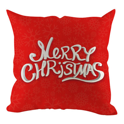 

Siaonvr Christmas Pillow Cover Pillowcases Decorative Sofa Cushion Cover Home Decoration