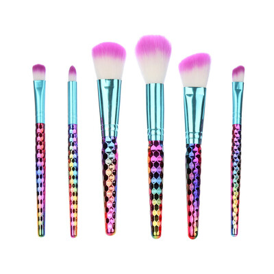 

Toponeto 6PCS Make Up Foundation Eyebrow Eyeliner Blush Cosmetic Concealer Brushes