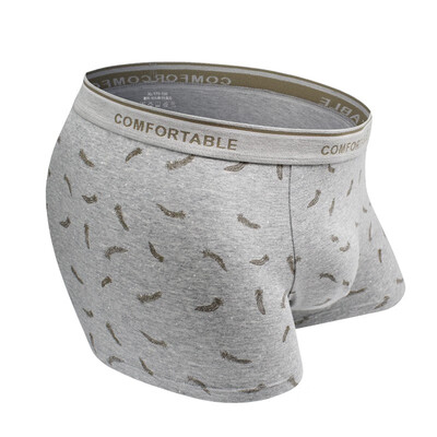 

New autumn&winter long-staple cotton Mingliang printing business comfortable&breathable mens boxer briefs 8MA022