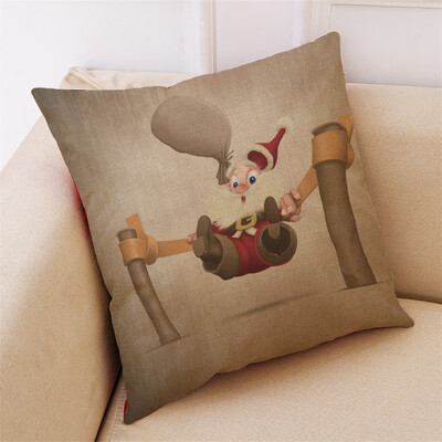 

Tailored New Christmas Cotton Linen Pillow Case Sofa Cushion Cover Home Decor