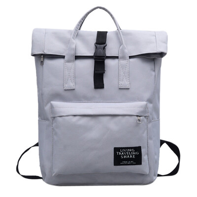 

Tailored Fashion Women Pure Color Nlyon Shoulder Bag School Bag Satchel Tote Backpack