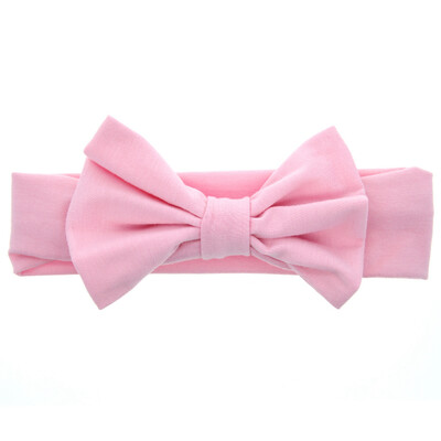 

Girls Kids Baby Cotton Loop Hairband Headband Baby Turban Bow Hair Accessories