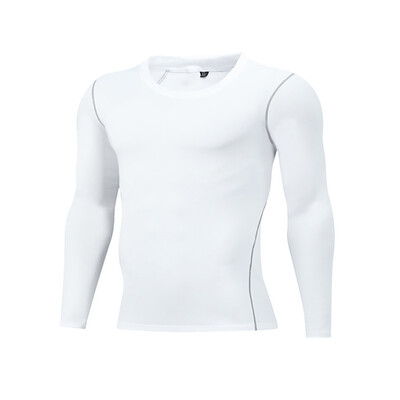 

Fitness Top Men Long Sleeve UV Protection Quick Drying Tights Sportswear Gym Tops Clothes