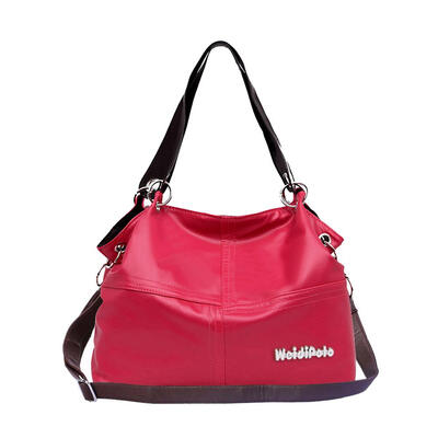 

Retro Women PU Handbag Tote Zipper Large Capacity Trendy OL Shoulder Bags