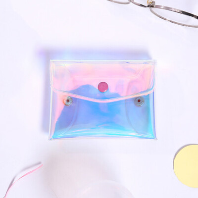 

Toponeto Colorful Coin Purse Ins Style Womens Cosmetic Bag Data Cable Storage Bag