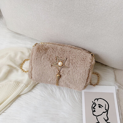

Tailored Womens 2019 New Plush Fashion Wild Messenger Bag Shoulder Bag