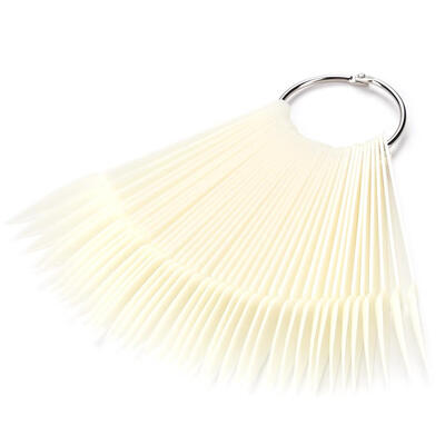 

40pcs Nail Art False Tips Polish Gel Color Practice Display Showing Card