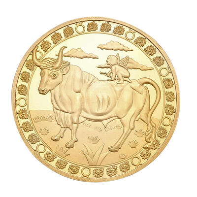 

12 Constellation Gold Plated Physical Commemorative Coin Collectible Gift