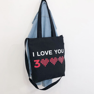 

Tailored Women Ladies Fashion Girls Letter Canvas Tote Handbag Shoulder Crossbody Bag