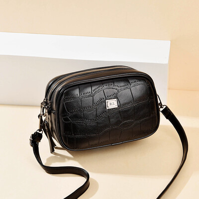 

Small square bag summer new female fashion Joker PU leather shoulder Messenger bag Korean wave