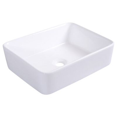

Bathroom Rectangle Ceramic Vessel Sink