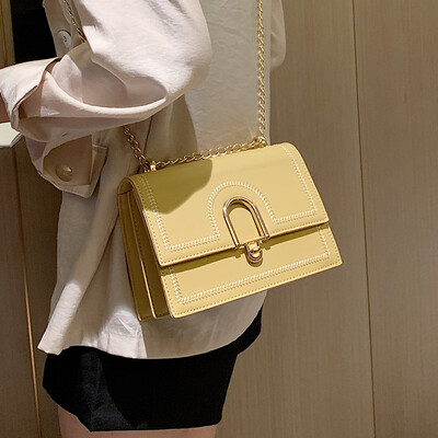 

Womens bag 2019 new fashion chain bag summer small fresh messenger small bag wild ins senior sense shoulder bag