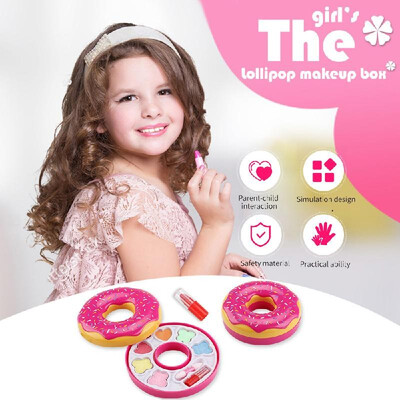 

Girls Makeup Kit for Kids Kids Washable Makeup Set Girls Play Cosmetics Set Fashion Makeup Kit for Kids