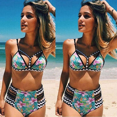 

Women Bandage Bikini Push-up Padded Bra Swimsuit Bathing Set Swimwear