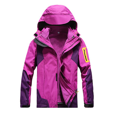 

Roseonmyhand Womens Fashion Waterproof Hoodie Hat Detachable Breathable Sport Outdoor Coat