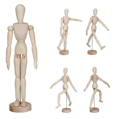 

Greensen Wood Artist Drawing Manikin Articulated Mannequin With Base And Flexible Body