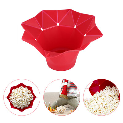 

Folding Microwave Silicone DIY Popcorn Maker Container Baking Tools