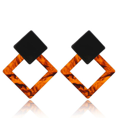 

Fashion Earrings New Stud Earring Geometric Acrylic Long Women Earrings
