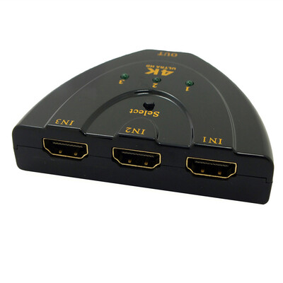 

4K x 2K HDMI Switch 14b 4K Switcher HDMI Splitter 3 in 1 out Port Hub