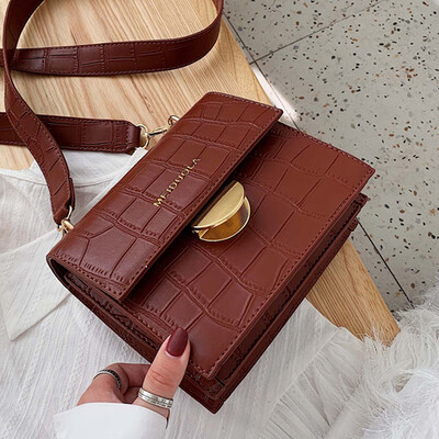 

Fashion leisure bag 2019 new Korean version of fresh womens shoulder bag 100 pieces of texture broadband oblique satchel