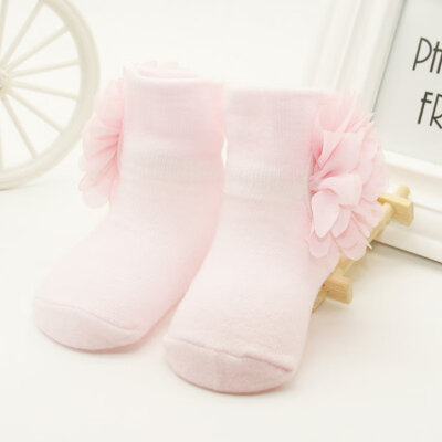 

0-6 Month Toddlers Infants Ankle Socks Baby Girls Princess Flowers Socks