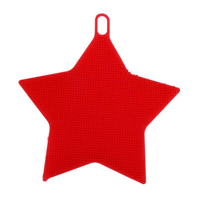 

Star Silicone Dish Bowl Cleaning Brushes Scouring Pad Wash Brush Tool