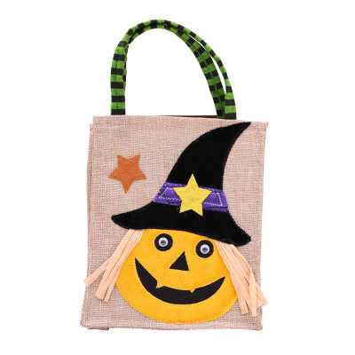 

Toponeto Halloween Cute Witches Candy Bag Packaging Children Party Storage Bag Gift