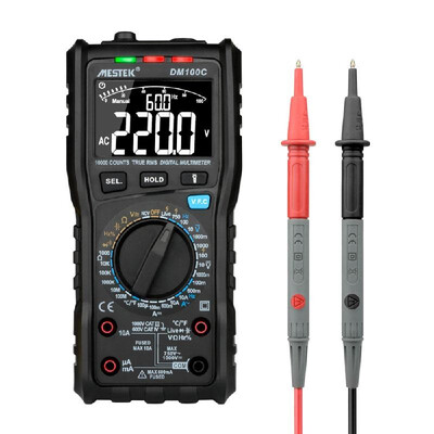 

MESTEK 10000 Counts True RMS Multifunctional Digital Multimeter Measuring ACDC Voltage Current Resistance Capacitance Frequency D