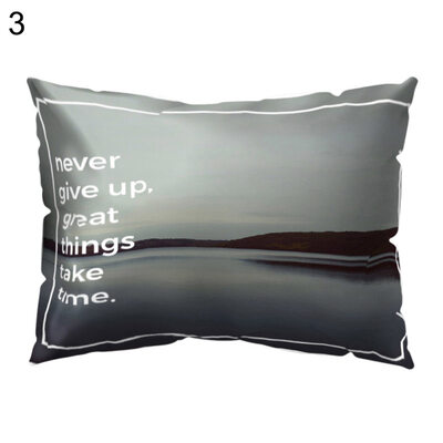

Wisdom Maxim Forest Sea Pillow Case Cushion Cover Sofa Bedroom Car Cafe Decor
