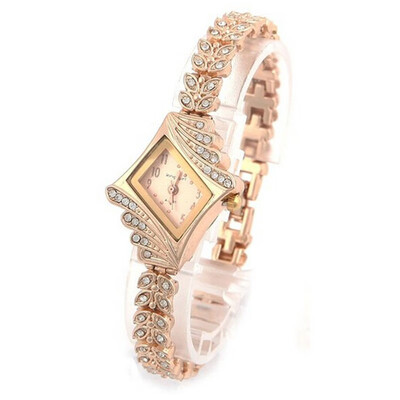 

Watches Women Fashion Luxury Stainless Steel Rose Gold Watch Horse Black Dial Creative Clock Dress Quartz Watch 533